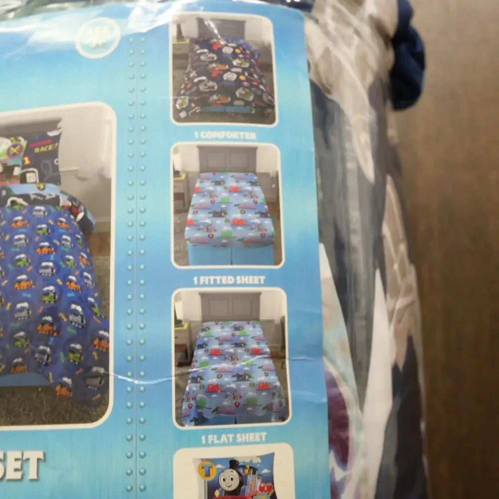 Thomas Train & Friends 5 Piece Twin Bedding Set Comforter + Sheets Franco  NEW